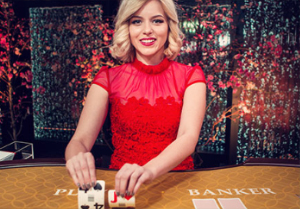 Baccarat gegen Live Dealer spielen