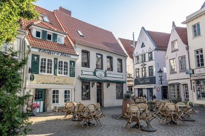 Die Altstadt von Bremen.