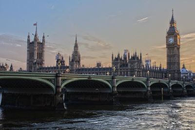 Das Londoner Parlament und der Big Ben.